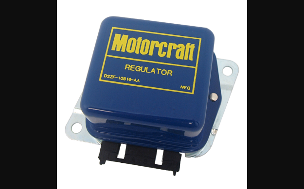 Picture of 1972-1973 Ford Mustang Voltage Regulator - Yellow On Blue Autolite Logo