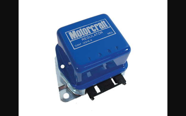 Picture of 1971-1972 Ford Mustang Voltage Regulator - Silver On Blue Autolite Logo