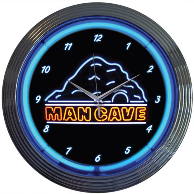 Picture of 1964-2021 Ford Mustang ManCave Neon Clock