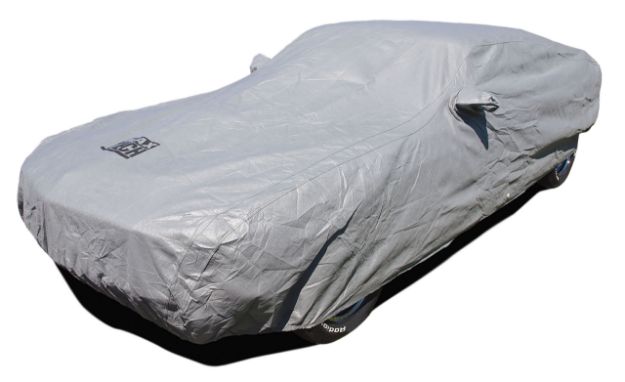 Picture of 1969-1970 Ford Mustang MaxTech Coupe (W/O Mirror Pockets) Outdoor / Indoor 4 Layer Car Cover