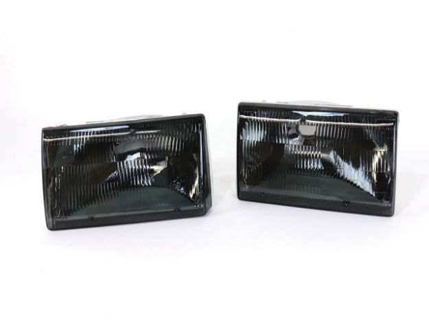 Picture of 1987-1993 Ford Mustang HEADLIGHT ASSEMBLY PAIR SMOKED 87/9