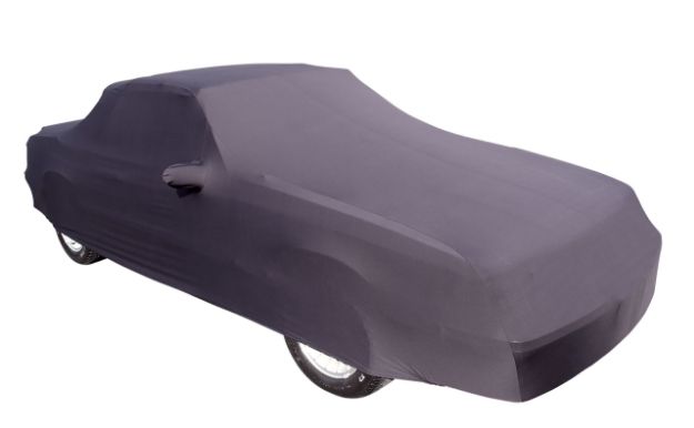 Picture of 1987-1993 Ford Mustang Onyx Indoor Car Cover - Black - Convertible