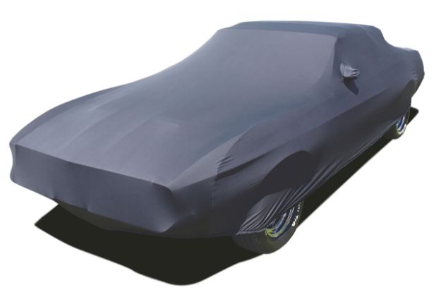 Picture of 1971-1973 Ford Mustang Onyx Indoor Car Cover - Black - Convertible