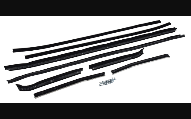 Picture of 1971-1973 Ford Mustang Door Felts - Inner & Outer - Fastback - 8 pieces
