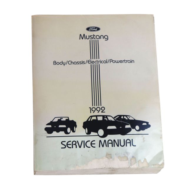 Picture of 1992-1992 Ford Mustang SHOP MANUAL 92 MUSTANG