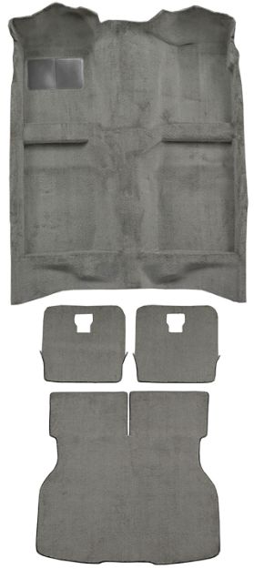 Picture of 1983-1983 Ford Mustang Hatchback Fits Rear Split Seats Complete Cutpile Graphite