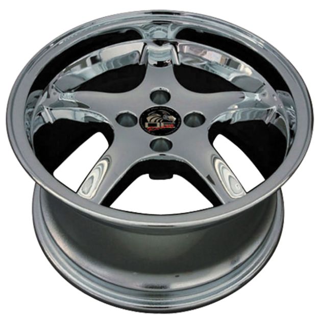 Picture of 1979-1993 Ford Mustang Cobra R Deep Dish Wheel - Chrome 17x9 - Rears Only