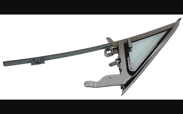 Picture of 1968-1968 Ford Mustang Vent Window Assembly - Tinted Glass - Left Hand