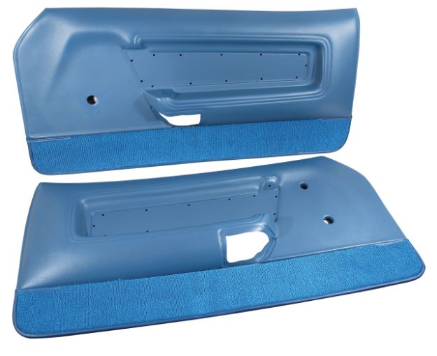 Picture of 1971-1973 Ford Mustang Deluxe Door Panels - Blue