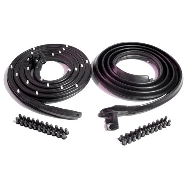 Picture of Metro Door Seals, with Clips and Molded Ends For Chevrolet Chevy II 1962-1967; LM 20-N