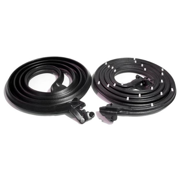 Picture of Metro Door Seals, with Clips and Molded Ends For Chevrolet Chevelle 1966-1967; LM 12-J