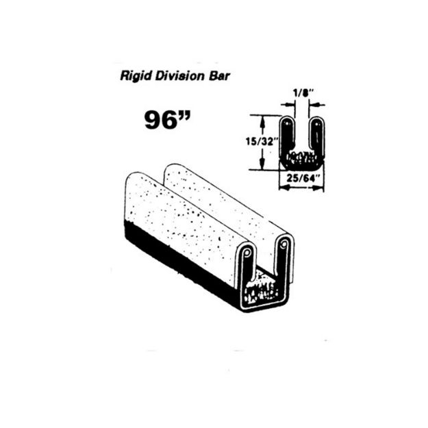 Picture of Metro Rigid division-bar run channel For Chevrolet Chevelle, Impala 1964; WC 31-96