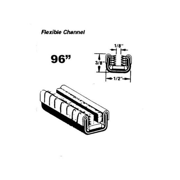 Picture of Metro Flexible glass-run channel For Mercedes-Benz 180 1951-1963; WC 12-96