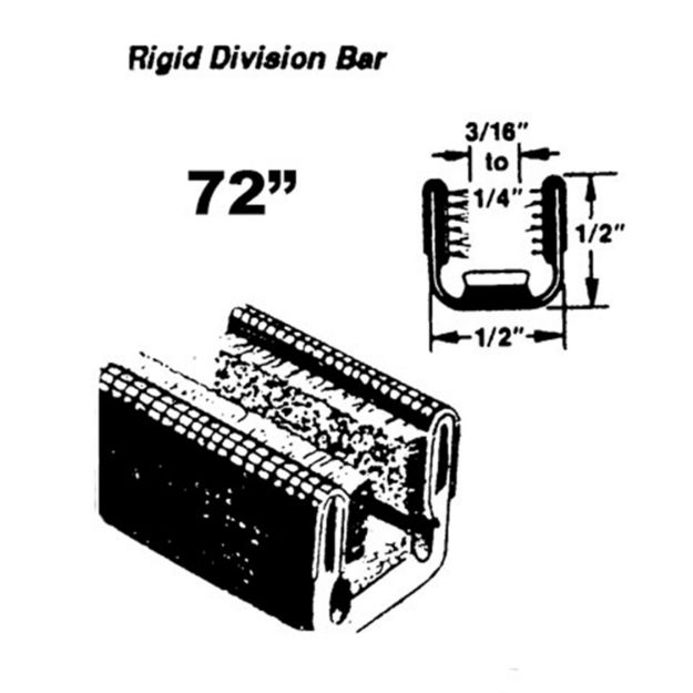 Picture of Metro Upper&lower rigid division-bar channel For Chevrolet Truck 1948-1960; WC 25-72