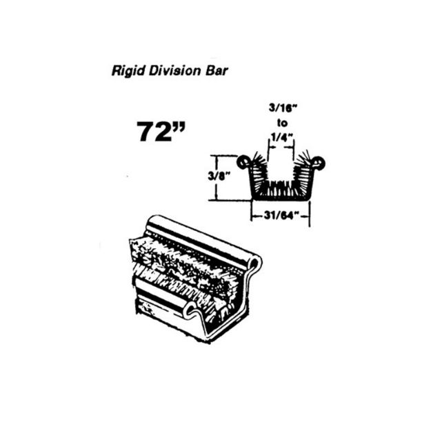 Picture of Metro Rigid division-bar channel For Buick Invicta, LeSabre 1959-1960; WC 2-72