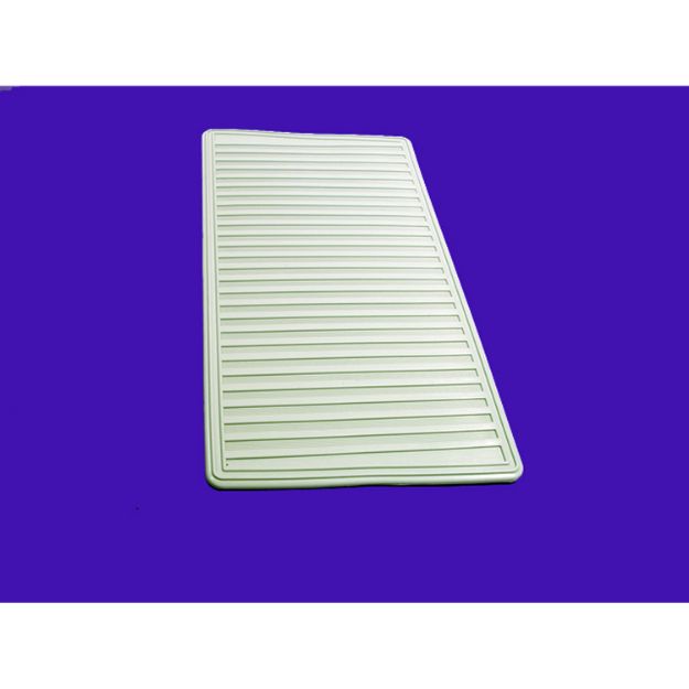 Picture of Metro Rubber Heel Mat Gray For Frazer Manhattan 1947-1951, Standard F47 1947; RM 40-B