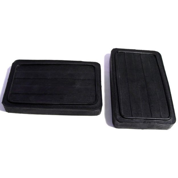 Picture of Metro Black Clutch & Brake Pedal Pads For Chrysler Airflow 1935-1937; CB 28-A