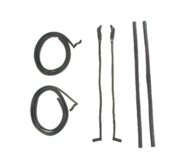 Picture of Metro Door Weatherstrip Set For Ford F1 1948-1952, F2 1948-1952, F3 1948-1952; LM 48