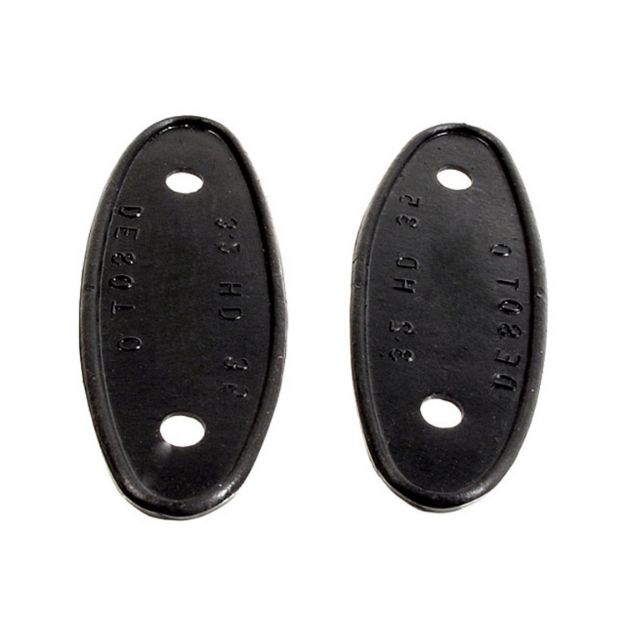Picture of Metro 2" wide X 5-3/8" long Headlight Bar Pads For DeSoto Model SC 1932; MP 663-B