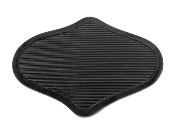 Picture of Metro Small Mat 4-3/4" wide X 6-1/4" long, 1/8" Thickness, Black Rubber; RM 11