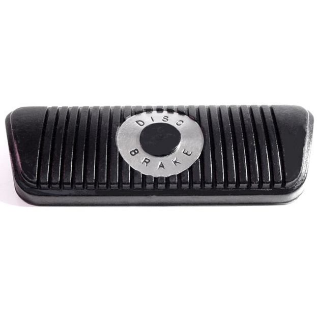 Picture of Metro Brake Pedal Pad with Center Chrome Ring For Ford Mustang 1973; CB 111-J