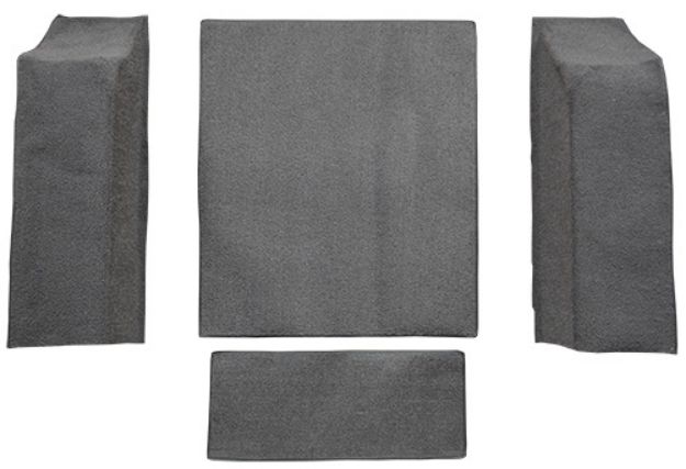Picture of 1959-1973 Jeep CJ5 Cargo Area Loop Carpet Flooring 01 Black