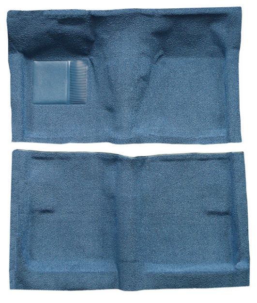 Picture of 1962-1965 Ford Fairlane 2DR Hardtop/Sedan Auto Full Molded Loop Carpet Flooring 01 Black