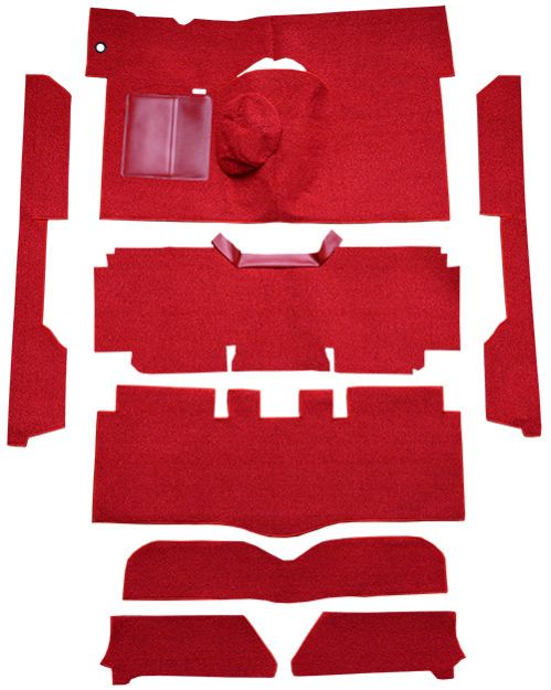 Picture of 1963-1965 Mercury Comet 2DR Convertible 4spd Bucket Seat 6 Cylinder Loop Carpet Flooring 01 Black