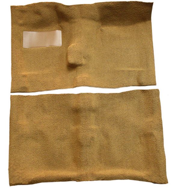 Picture of 1964-1967 Chevrolet El Camino 4spd Bucket Seat Loop Carpet Flooring 01 Black