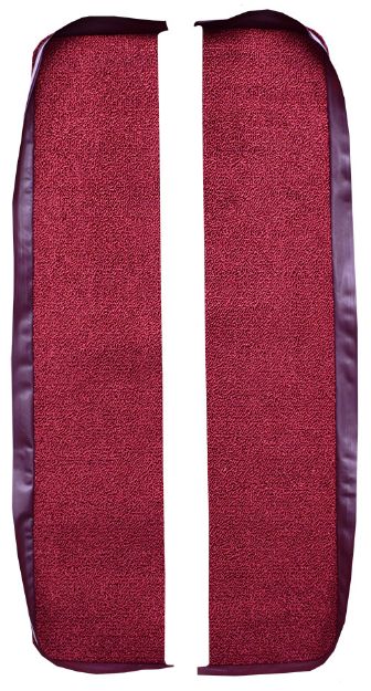 Picture of 1965 Pontiac Bonneville Door Panel 2DR Inserts without Cardboard 2pc Loop Carpet Flooring 01 Black