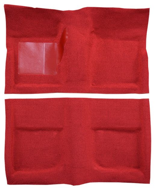 Picture of 1965-1968 Ford Mustang Coupe without Shifter Hole Nylon Carpet Flooring 601 Black