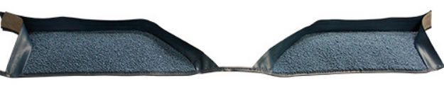 Picture of 1965-1968 Ford Mustang Convertible Inserts Kick Panel Loop Carpet Flooring 01 Black