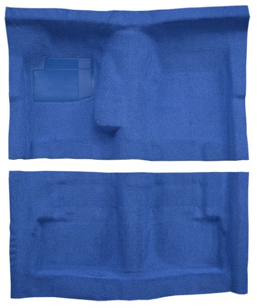Picture of 1971-1973 Plymouth Satellite 2DR 4spd Bench Seat Loop Carpet Flooring 01 Black