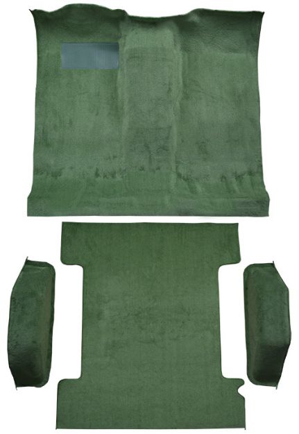 Picture of 1975-1977 Chevrolet K5 Blazer Complete Cutpile Carpet Flooring 801 Black