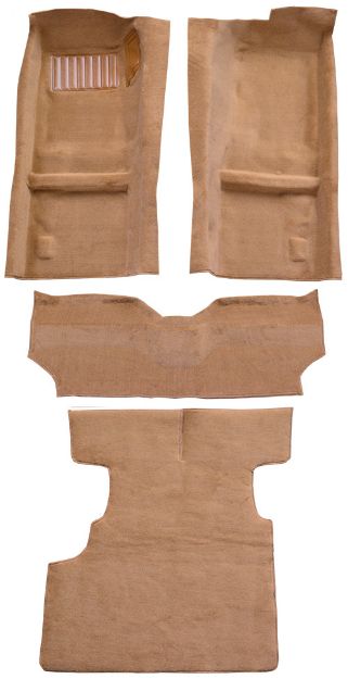 Picture of 1979-1983 Nissan 280ZX Complete 2 Seater Cutpile Carpet Flooring 801 Black