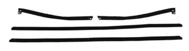 Picture of 1969 Skylark Convertible Authentic Window Felts Whiskers Kit With Buick Special Molding Outers only (4pcs)