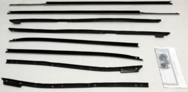 Picture of 1967-68 Electra Convertible Authentic Window Felts Whiskers Kit (8pcs)