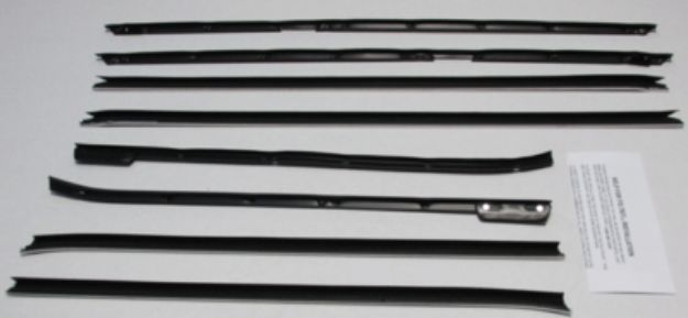 Picture of 1965-66 Deville Convertible Authentic Window Felts Whiskers Kit (8pcs)