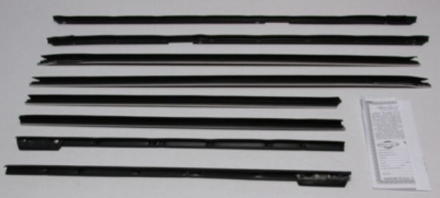 Picture of 1965-66 Deville 2 Door Hardtop Authentic Window Felts Whiskers Kit (8pcs)