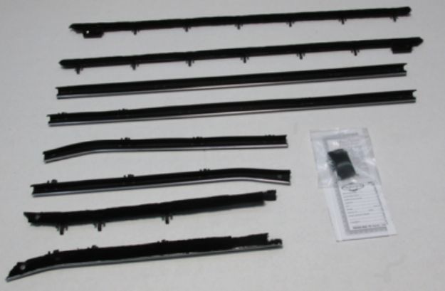 Picture of 1967 Camaro Coupe Authentic Window Felts Whiskers Kit (8pcs)