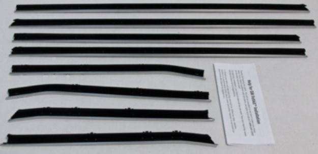 Picture of 1967 Camaro Coupe Replacement Window Felts Whiskers Kit