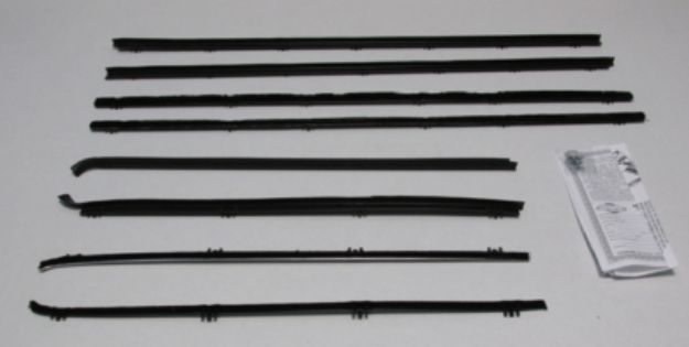 Picture of 1964 Chevelle 2 Door Sedan & Station Wagon Authentic Window Felts Whiskers Kit