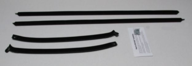 Picture of 1969 Chevelle Coupe Outers Only Authentic Window Felts Whiskers Kit (4pcs)