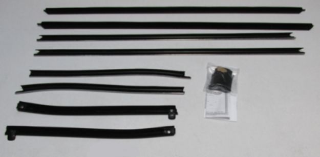 Picture of 1969 Chevelle Convertible Authentic Window Felts Whiskers Kit (8pcs)