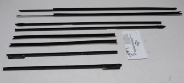 Picture of 1966 Impala Convertible Authentic Window Felts Whiskers Kit (8pcs)