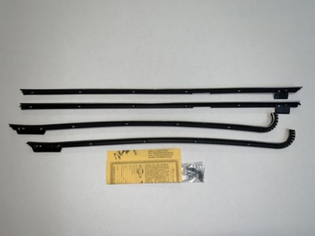 Picture of 1967-68 Impala 2 Door Hardtop Outers Only Authentic Window Felts Whiskers Kit (4pcs)