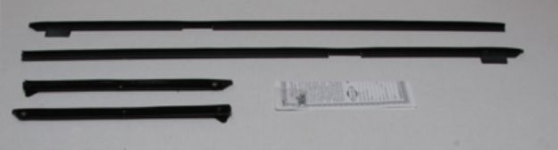 Picture of 1968 Impala Custom Hardtop Outers Only Authentic Window Felts Whiskers Kit (4pcs)