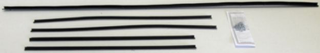Picture of 1968 Impala Wagon Outers Only Authentic Window Felts Whiskers Kit (5pcs)