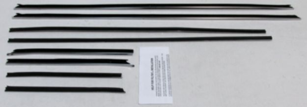 Picture of 1968 Caprice Custom Hardtop Replacement Window Felts Whiskers Kit (8pcs)