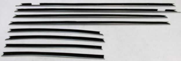 Picture of 1969-70 Impala 2 Door Hardtop Replacement Window Felts Whiskers Kit (8pcs)